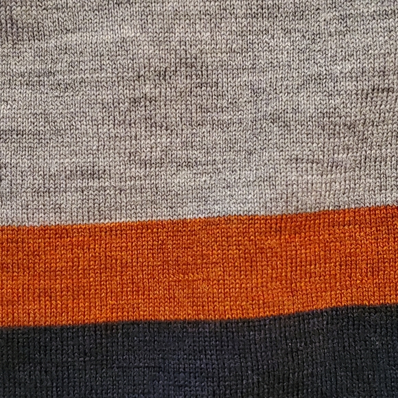 Nominee Wool Grey Polo Shirt US Small - Made in Italy - Picture 7 of 9